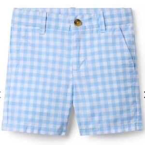 NWT- Janie and Jack Gingham Poplin Short (Size 6)
